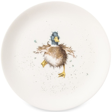 Тарелка десертная Royal Worcester Wrendale Designs Duckling Coupe Plate (арт. WN5658-XB-Duckling)