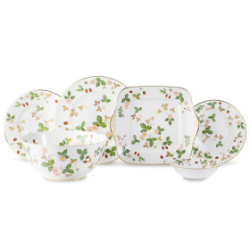 Обеденный сервиз Wedgwood Wild Strawberry Dinner Set 50105501004-Dinner set 6/26