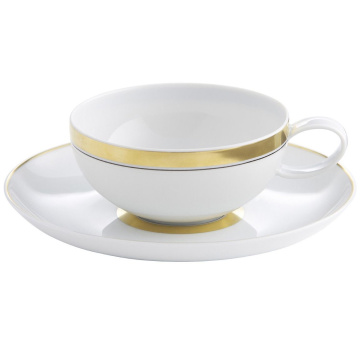 Чашка чайная с блюдцем Vista Alegre Domo Gold Breakfast Cup & Saucer (арт. 21102532)