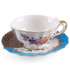 Чайная пара Seletti Hybrid Tea Cup Kerma 09171
