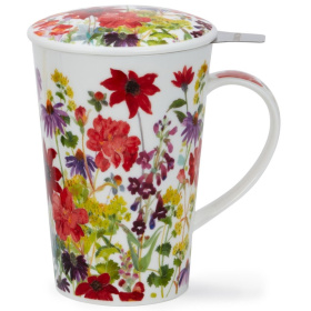 Кружка Dunoon Shetland Red Flowers Lawn Mug 78670704