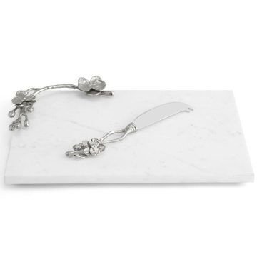 Доска для сыра с ножом Michael Aram White Orchid Small Cheese Board w/ Knife 111862