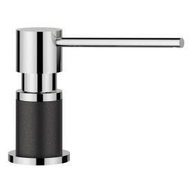 Дозатор моющего средства Blanco Lato Silgranit-Look Dual Finish Anthracite/Chrome 525810
