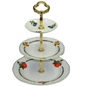 Блюдо трехъярусное Leander Mary-Anne Ovoce 03196033-080H