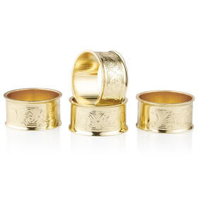 Набор колец для салфеток Queen Anne Napkin Rings Set 4/902