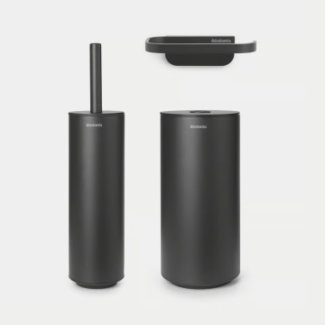 Набор для туалетной комнаты Brabantia MindSet Toilet Accessory Set Mineral Infinite Grey 303906