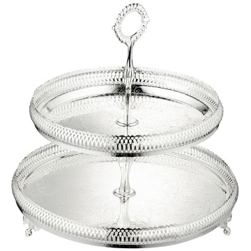 Блюдо двухъярусное Queen Anne 2 Tier Gallery Cake Stand 0/5792