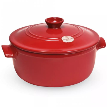 Кастрюля с крышкой Emile Henry Cocotte Ronde Moyenne Grand Cru EH344540