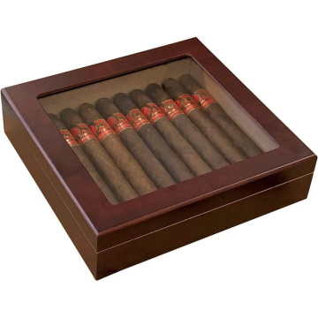 Хьюмидор для сигар Prestige Import Group Chateau Glasstop Cherry Humidor