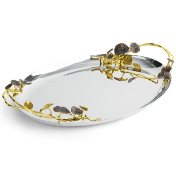 Поднос овальный Michael Aram Monet's Garden Golden Sunset Oval Tray (арт. 123803)