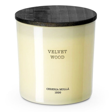 Ароматическая свеча Cerería Mollá 1899 Boutique Velvet Wood XL Scented Candle 6640