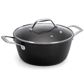 Кастрюля с крышкой Barazzoni Black Titan 85560202098