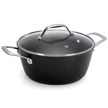 Кастрюля с крышкой Barazzoni Black Titan 85560202098