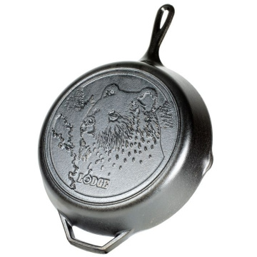 Сковорода Lodge Wildlife Series Cast Iron Bear Skillet L10SKWLBR