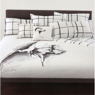 Постельное белье Trussardi Flower Sketch Biancheria da letto bianco TRU/441361