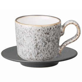 Чашка кофейная с блюдцем Denby Studio Grey Brew Espresso Cup with Saucer 426011011/426011012