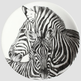 Тарелка десертная Taitù Wild Spirit Zebra Piatto Frutta/Dessert 12-1-1-D