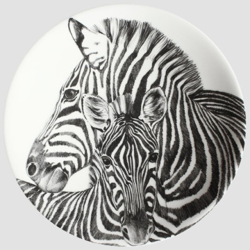 Тарелка десертная Taitù Wild Spirit Zebra Piatto Frutta/Dessert 12-1-1-D