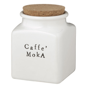 Банка для кофе Nuova Cer Easy Barattolo Caffè Moka bianco 9064/3-EAW