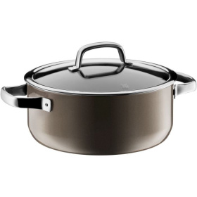 Кастрюля с крышкой WMF Fusiontec Mineral Braising Pan Dark Brass 3201111678