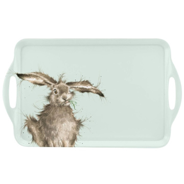 Поднос прямоугольный Pimpernel Wrendale Designs Hare Large Handled Tray (арт. X0019518892)