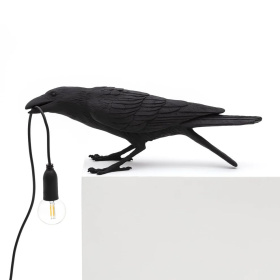 Настольная лампа Seletti Bird Lamp Black Playing 14736