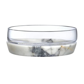 Чаша для закусок и соусов Nude Glass Chill Bowl with Marble Base M 1116678