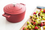 Кастрюля с крышкой KitchenCraft MasterClass Red Casserole Dish MCMCRD20RED. фото 11