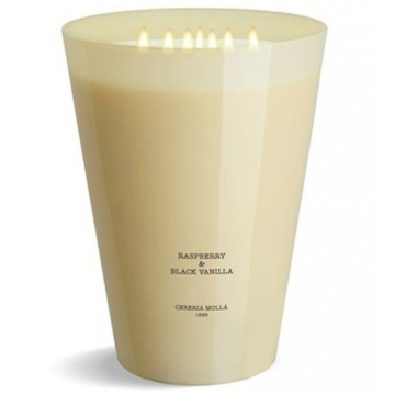 Ароматическая свеча Cerería Mollá 1899 Boutique Raspberry & Black Vanilla 3XL Scented Candle X5008