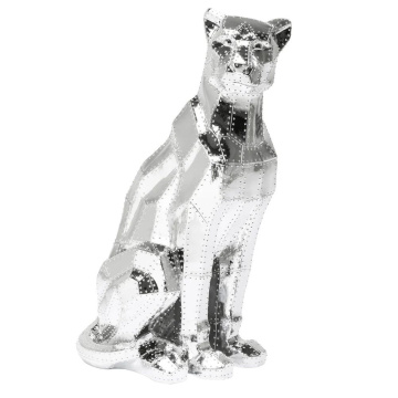 Фигурка KARE Deko Figur Sitting Cat Rivet Chrome 38500