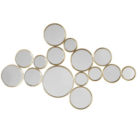 Зеркало KARE Spiegel Bubbles Brass 84132