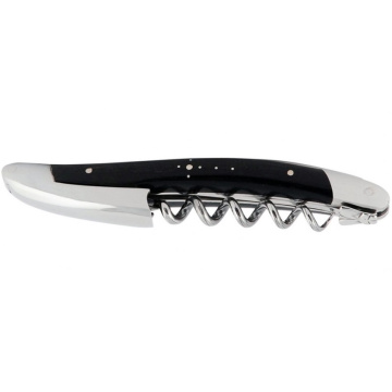 Штопор сомелье Forge de Laguiole Le Sommelier Knife Black Horn Tip Handle SOM BN