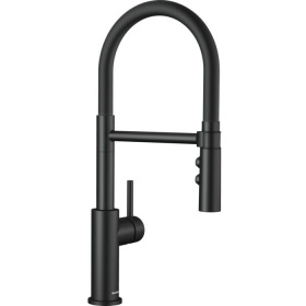 Кухонный смеситель Blanco Catris-S Flexo Black Matt 525793