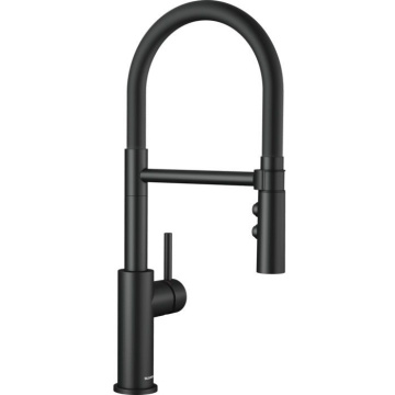 Кухонный смеситель Blanco Catris-S Flexo Black Matt 525793