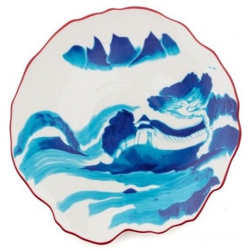 Тарелка десертная Seletti Classics on Acid Dessert Plate Melting Landscape 11233