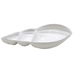 Блюдо-ракушка Costa Nova Aparte Appetizer Dish MRD402-WHI