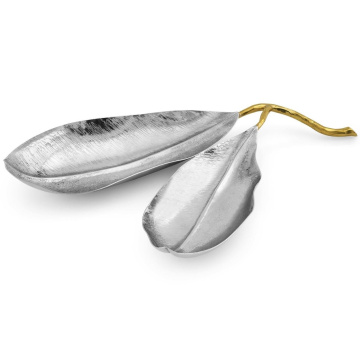 Менажница Michael Aram Lodhi Garden Mango Leaf Double Dish 175627