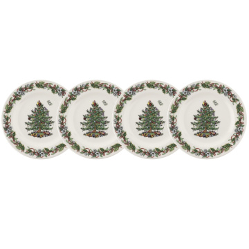 Набор десертных тарелок Spode Christmas Tree Set of 4 Plates XTRO0145