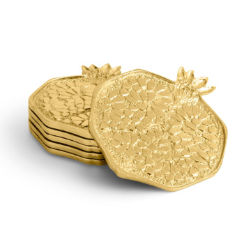 Набор подставок под бокалы Michael Aram Pomegranate Coaster Set 175484