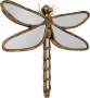 Панно настенное KARE Wandschmuck Dragonfly Mirror 51968. фото 2