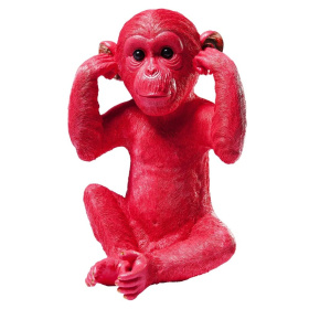 Копилка KARE Spardose Monkey Kikazaru Rot 60793