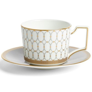 Чашка чайная с блюдцем Wedgwood Renaissance Grey Teacup & Saucer 1065321