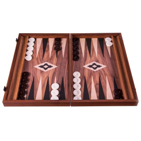 Нарды Manopoulos Handcrafted Walnut Replica Wood Backgammon Set BXL2KK