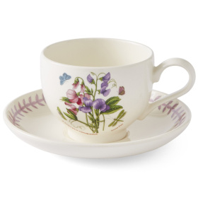 Чашка чайная с блюдцем Portmeirion Botanic Garden Sweet Pea BGM04557-26