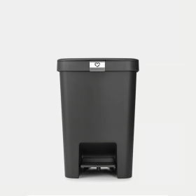 Ведро для мусора Brabantia Pedal Bin StepUp Dark Grey 800269
