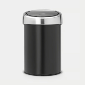Ведро для мусора Brabantia Touch Bin Matt Black 364440