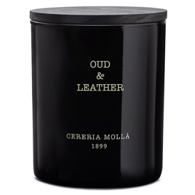 Ароматическая свеча Cerería Mollá 1899 Boutique Oud & Leather Scented Candle 5549