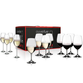 12 бокалов для вина RIEDEL Ouverture White Wine/Magnum/Champagne Set 5408/93