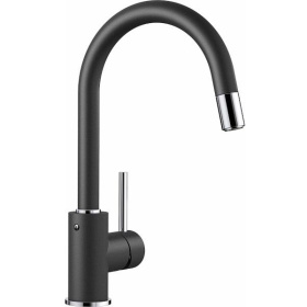 Кухонный смеситель Blanco Mida-S Silgranit-Look Anthracite 521455